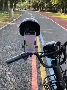 Phone Holder Cute Navigation Stand Shockproof Delivery Rider Bicycle Phone Holder Rainproof [ Free Shipping ]