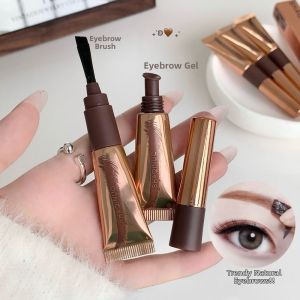 PLLEWY Semi-Permanent Tattoo Peel Off Eyebrow Gel Tint Waterproof Long Lasting Eye Cosmetics Transfer-Proof Eyebrow Cream for Fuller Looking Brows