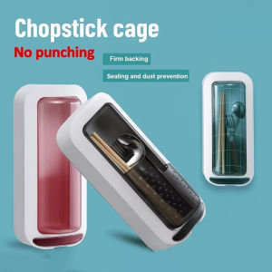 CuddleCove Wall-mounted Kitchen Utensil Holder Rotatable Storage Rack for Kitchen No Punching with Drainage