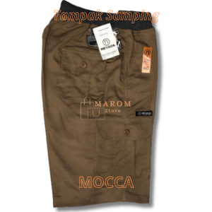 Celana Cargo Pendek Pria Big Size Cargo Kimpol Pinggang Karet Cargo Jumbo Size 28 Sampai 45