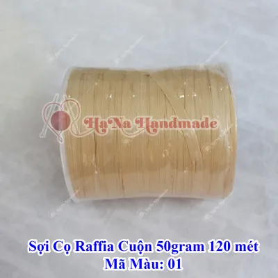 Sợi cọ Raffia 50g/ cuộn 120 mét