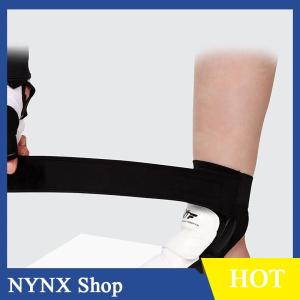 [NYNX] Taekwondo Leather Foot Gloves Sparring Karate Ankle Protector Guard Gear Boxing Martial Arts Foot Guard Sock Adult Kid