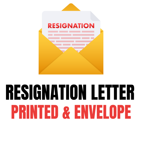 Resignation Letter Writing Service | Print w/ Envelope | Lazada PH