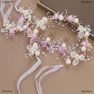 [COD] Beaution Bridal Hair Headdress Flower Wreath Bride Garland Head Hoop Headbands Hair Jewelry