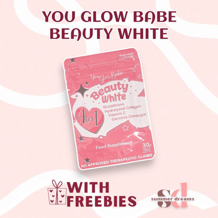 You Glow Babe Beauty White Glutathione Collagen Slimming Capsule Lazada Ph