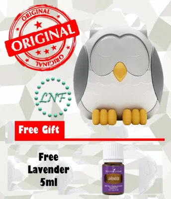 Young Living Feather the Owl Kids Ultrasonic Diffuser + Free Lavender 5ml (1 Year Warranty)