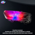 Stoplamp Running New Vario 160 X Mode Lampu Rem LED Motor Variasi One Custom Modify. 