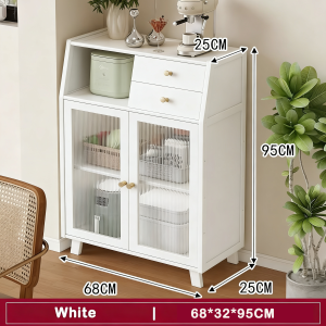 THEOMNIDESK 100CM Multi-compartment Storage Cabinet Minimalist Kitchen Sideboard Light Luxury Living Room Organizer Locker