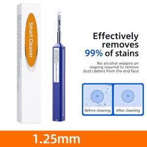 UTOPUS Dụng cụ vệ sinh Bút làm sạch sợi quang Bộ chuyển đổi 2.5mm 1.25mm Làm sạch chỉ với một cú nhấp chuột Máy làm sạch bề cuối Chuyên nghiệp Chống tĩnh điện Dụng cụ làm sạch module quang học Cho SC FC ST LC MU Bảo trì cáp quang