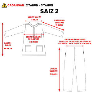 2025 BAJU MELAYU RAYA REGULAR SLIM FIT WARNA SAGE GREEN SOFT COTTON BUDAK & DEWASA C019BM / BMC