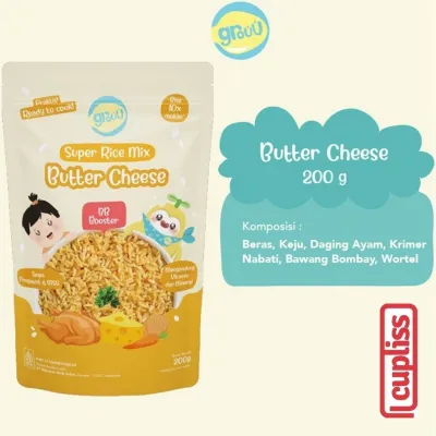 GROUU Super Rice Mix 200gr Beras BB Booster Bayi Anak 6+ MPASI