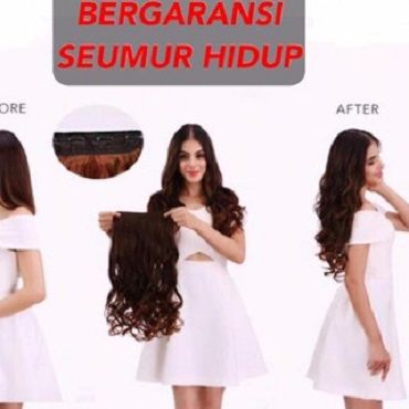 TEBEL%20AYUMI%20Hair%20clip%20rambut%20palsu%20wanita%20biglayer%20curly%20dan%20lurus%20PANJANG%2060CM%20%20hairklip%20sambungan%20berwarna%20Tebal%20extension%20asli%20-%20Image%203