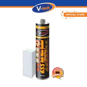 V-tech VT-655P Auto Glass Sealant (Odourless) c/w Black Primer