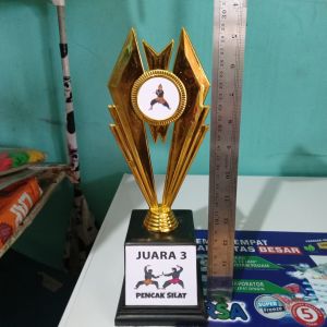 Piala Lomba Juara 1 2 3 bisa (MODEL FTG) kostum "costum" (bisa satuan juga) BISA SET DAN BISA SATUAN Trophy Lengkap Stiker free design sticker dan free sticker