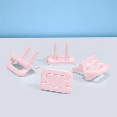 PEBLO 5Pcs/Lot Portable Electrical Safety Electrical Outlet Two Holes Power Socket Baby Safety Guard Protection Cap Protector Cover Socket Power Protect Covers Anti