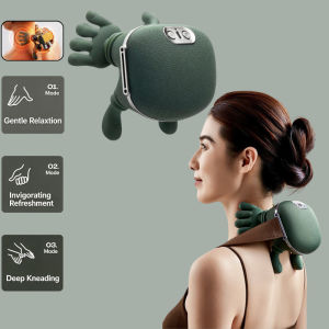 【Hot Sale】 N7 Master Neck and Shoulder Massager with Heat compress Wireless Hand-Simulated Kneading Neck Pain Relief Muscle Relaxation