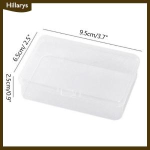 [Hillarys] กล่องเก็บของพลาสติกใสกล่องเก็บการ์ดขนาดเล็กกล่องจัดระเบียบโต๊ะกล่องเครื่องเขียน