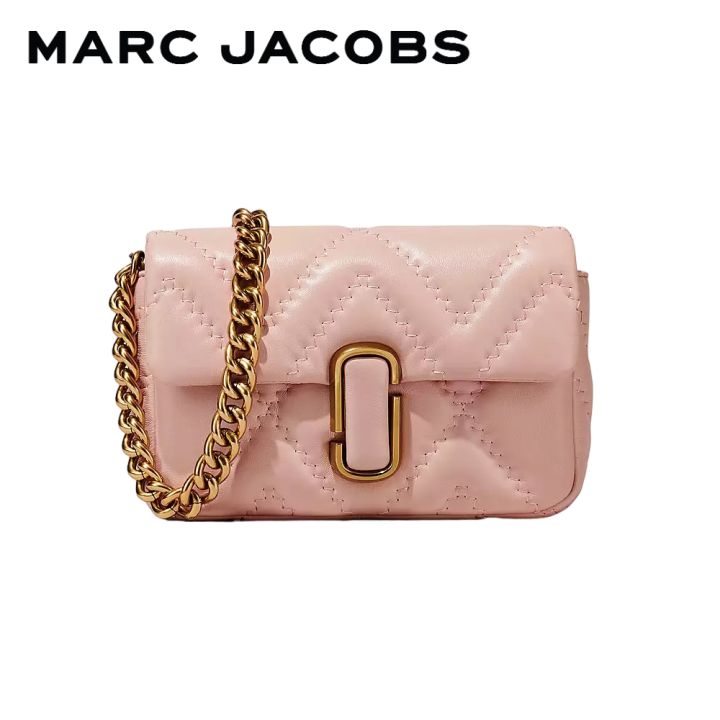 MARC JACOBS THE QUILTED LEATHER J MARC MINI SHOULDER BAG