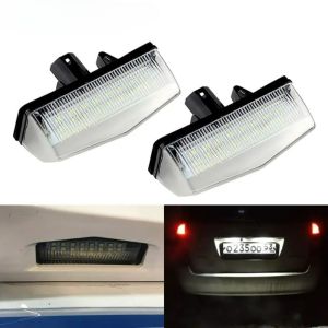2Pcs White LED License Number Plate Light Bulb Error Free Canbus Assembly Lamp Shell Replaecement For Toyota Prius V C-HR CHR Harrier RAV4 Lexus CT NX RX 200h 200t 300h 450h