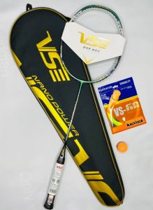 Vợt Cầu Lông VS Turbo khung Cacbon Căng Cước Sẵn 11kg Tặng Bao Đựng Vợt + Quấn Cán