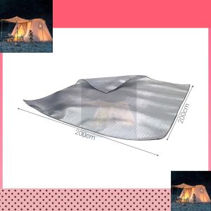 Double Sided Aluminium Foil Foam Ground Mat Tikar Picnic Mat Waterproof Camping Sleeping Pad Outdoor