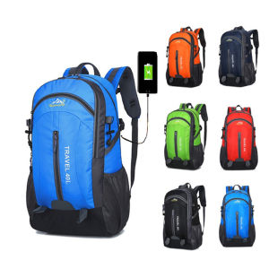 COD Freeknight Tas Ransel Pria Tas Ransel Gunung 40L Tas Ransel Olahraga Outdoor Hiking Camping Waterproof USB Charger Tas Punggung Pria TR114