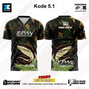 Kaos Jersey Mancing Ikan Lele Gratis Nama Dan Logo Lengan Panjang Premium Terbaru Mosub Kode 5.1