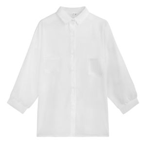 Áo Sơ Mi Trắng Chống Nắng khoác Gió Mỏng Dáng Rộng