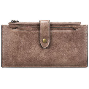 Royal Bagger Ví Dài Hoài Cổ Mới Cho Nam Và Nữ Ví Đựng Tiền Xu Đa Năng Bằng Da Bò Thật Túi Cầm Tay Túi Đựng Thẻ Nhiều Khe Cắm Thẻ Sức Chứa Lớn