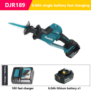 【Warranty 1 years/Original facturer】Makita DJR189 Brushless Cordless Reciprocating Saw 18V Lithium Battery Electric Chainsaw Small Handheld PVC Wood and Metal Cutting Machine
