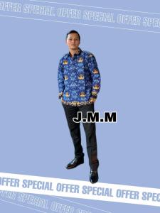 Kemeja KORPRI Laki - Laki Kerah Hitam New 2022 / Korpri Harga Terjangkau / Bisa COD