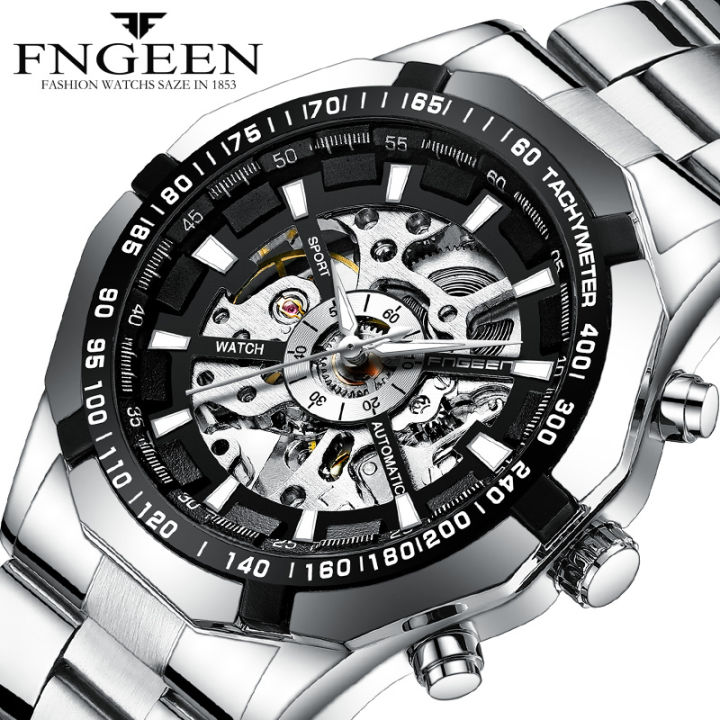 Fngeen A001 Jam Tangan Pria Automatic Mechanical Kinetic Otomatis Jam Tangan Original Anti Air Lazada Indonesia