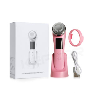 เครื่องกระชับผิวอุปกรณ์ยกกระชับใบหน้าสำหรับริ้วรอยต่อต้านริ้วรอย EMS ฟื้นฟูผิวเครื่องนวดหน้าความถี่วิทยุ