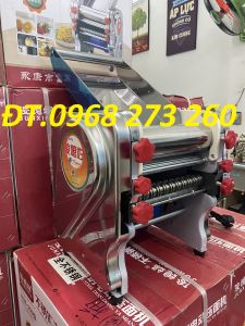 Máy Cán Bột Bánh Bao Chạy Điện INOX Bản Cao Cấp 750W