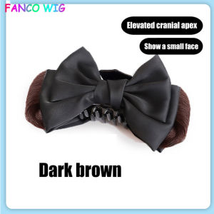 wig female bow knot princess head grab clip fake hair ancient style lazy man artifact wig hair ring hair extension for women