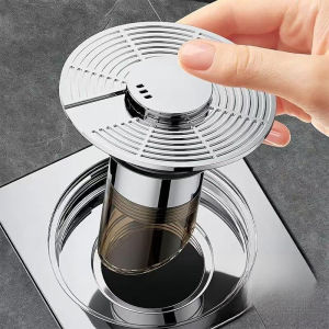 Anti-Odor Drain Core/Floating Filter Self-Draining Core/Easy Clean Bathroom Drain Core/Insect Prevention