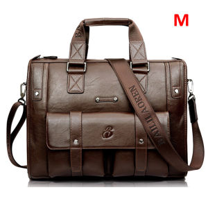 Men Leather Black Briefcase Business Handbag Messenger Bags Male Vintage Shoulder Bag Mens Large Laptop Travel Bags Hot