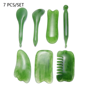 7PCS/Set Gua Sha Board｜刮痧板 身體 Facial Massage Gua Sha Tool Beauty Scraping Slimming Facial Artifact