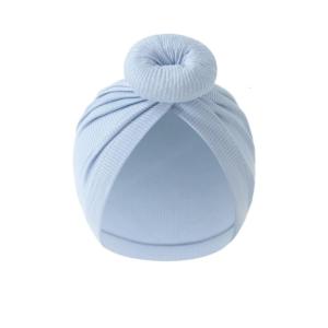 Bé bông mũ dạng khăn quấn đàn hồi nắp ca-pô Mũ Headgear với mềm thắt nút Bun thiết kế cho trẻ sơ sinh Cô Gái 0 đến 6 tháng