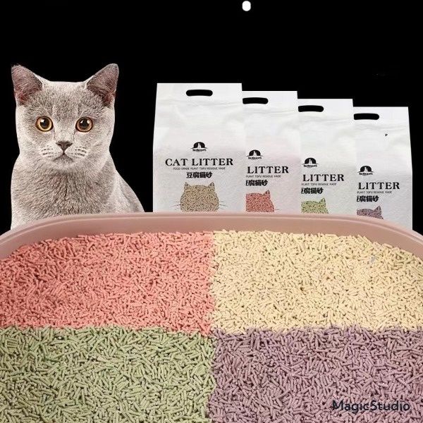 Premium Super Clumping Cat Litter Tofu Cat Litter Sand Pasir Kucing