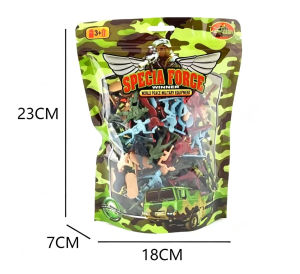 Special Force Military Toy Soldiers Playset Multi Color Plastic Army Men Figures Kids War Game Action Figures Gift for Boys 3+