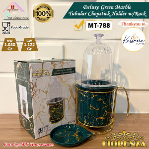 Tempat sendok garpu sumpit + tutup motif Marble FIORENZA MP/MH/MT-788