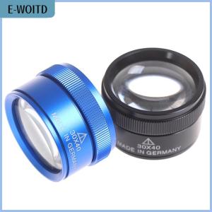 【E-WOITD】 Premium 30x 40mm Measuring Magnifier Magnifying Glass Lens Loop Microscope