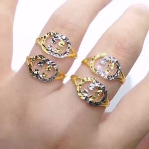 Yon Hing Cincin GC Pelbagai Saiz 17.5 Emas 916