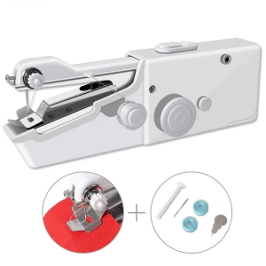 Mini Handheld Sewing Machine Quick Stitching Electric Handy Sewing Machine Portable Mending Machine Perfect for Beginners Needlework Handwork DIY Sewing Clothes