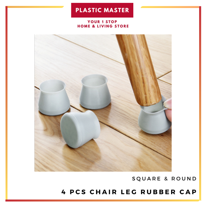 Pcs Chair Leg Caps Rubber Chair Leg Caps Rubber Silicon Furniture Leg Protection Cover Round