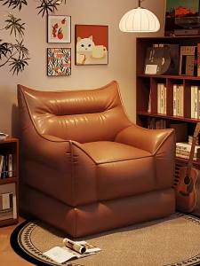 xpkQ Nordic Minimalist Bean Bag Sofas Modern Casual Lie‑flat Sleeper‑ready Tatami Single Sofa Bedroom Living Room Home Furniture R6P8Q