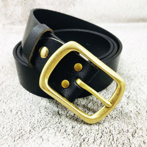 Thắt Lưng Dây Nịt Nam Da Bò Nguyên Tấm Khóa Đồng Đúc Mẫu Cổ Điển Cao Cấp Đồ Da Phúc - TLKV01