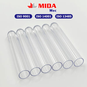 Ống nghiệm nhựa không nắp 16x100 PS MIDAMEC đóng gói 250 cái/bao