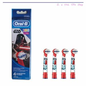For Braun Oral B EB10 cartoon childrens electric toothbrush replacement brush head (1 box of 4)